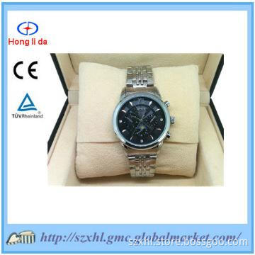 quartz watch stainless steel case back watch